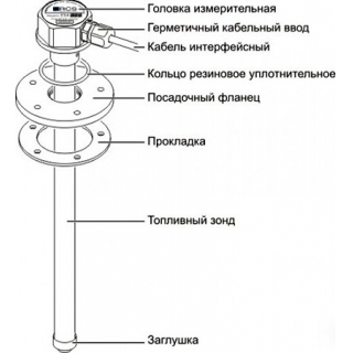 Датчик рівня палива (ДРП) Epsilon ES4-Н 770