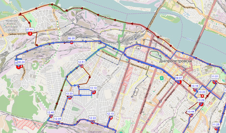 При использовании GPS/ГЛОНАСС системы спутникового мониторинга появляется возможность сравнения запланированных маршрутов с реальными