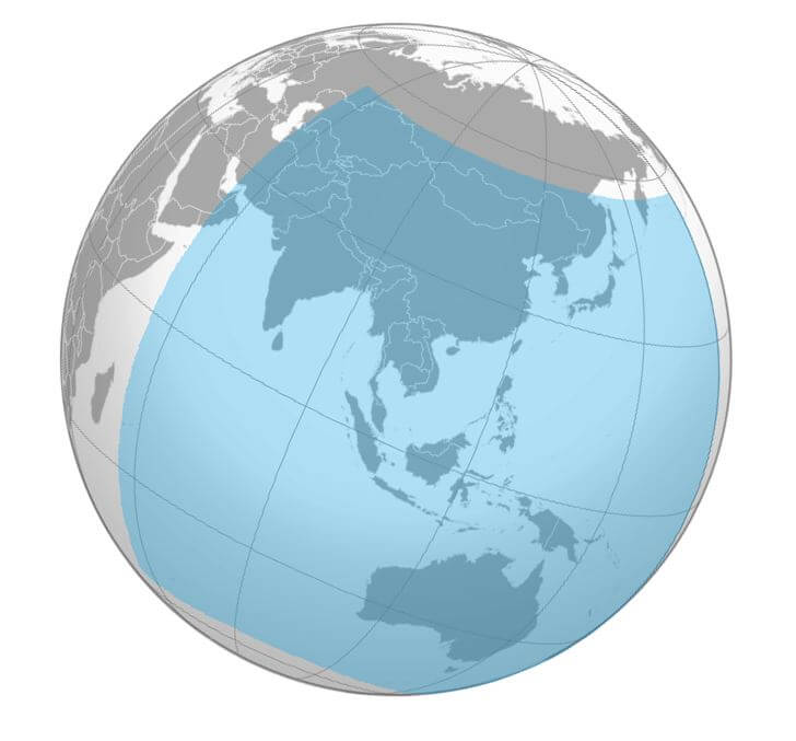С 2012-м года BeiDou-2 обслуживает Азиатско-Тихоокеанский регион